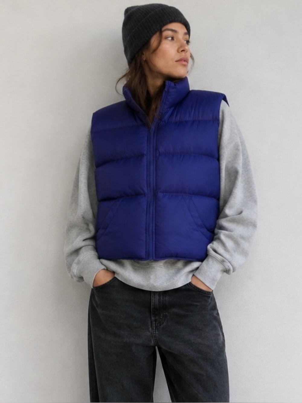 Vintage Columbia Royal Blue Down Puffer Vest Women’s M